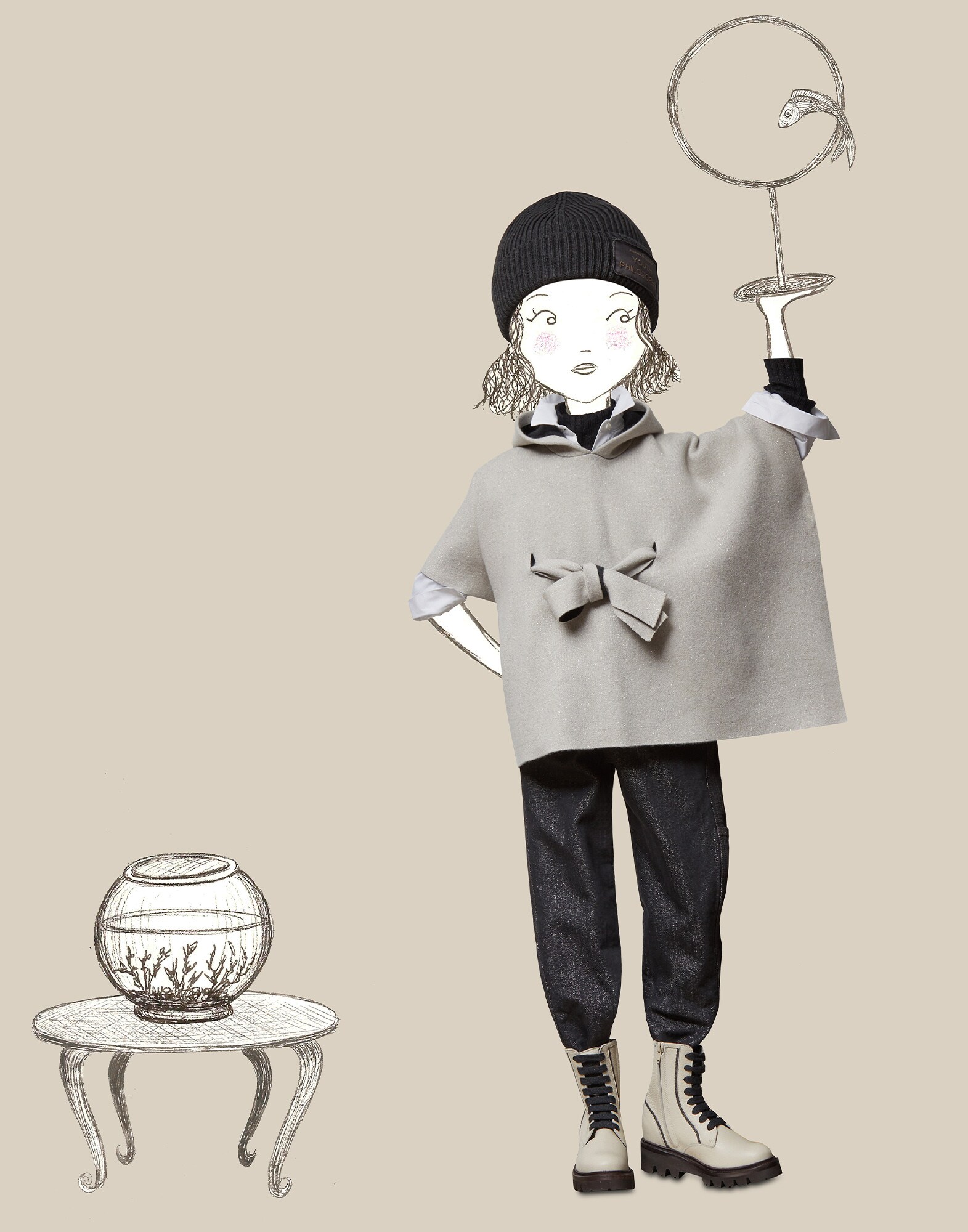 Poncho - Look