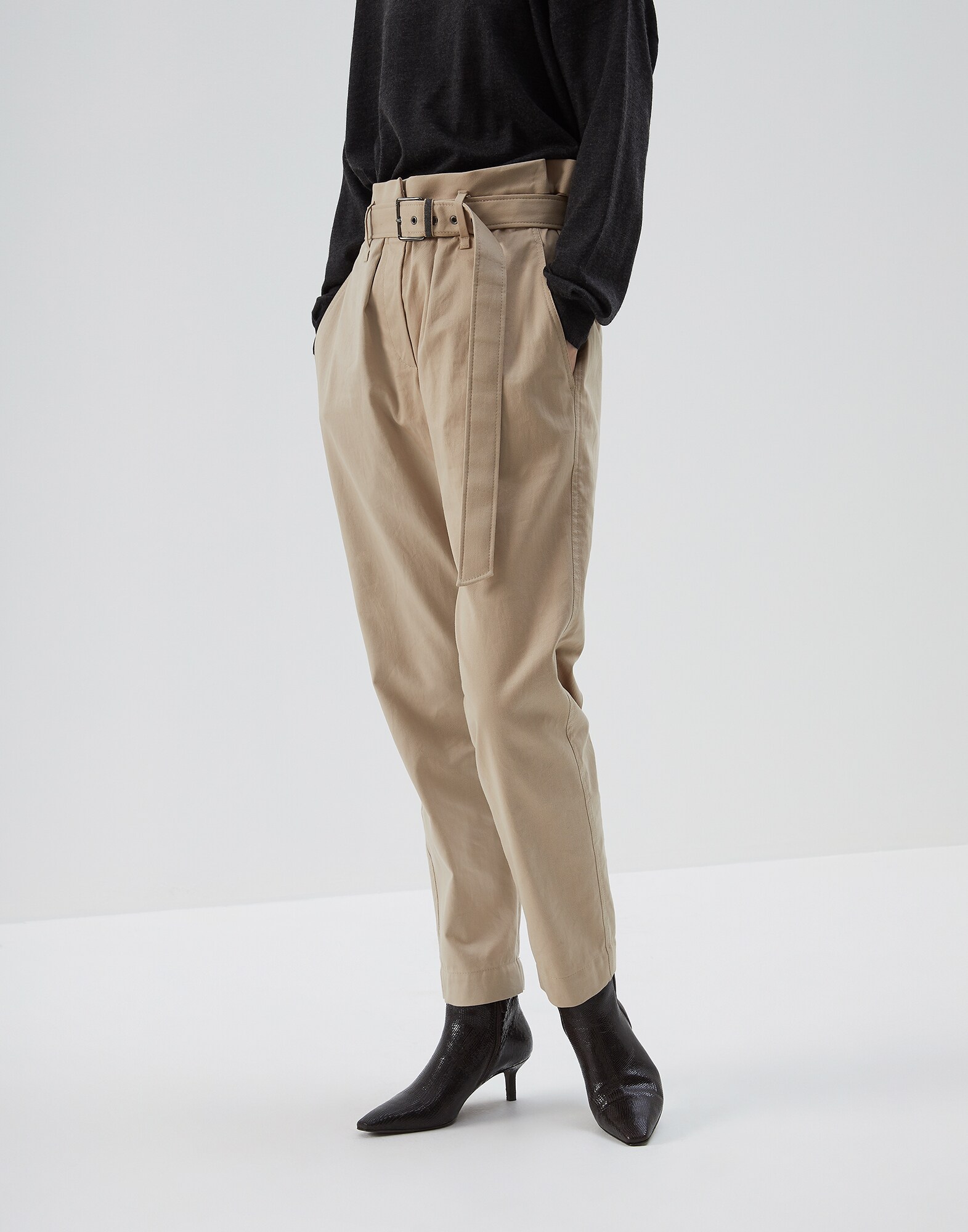 Trousers Rope Woman 0 - Brunello Cucinelli