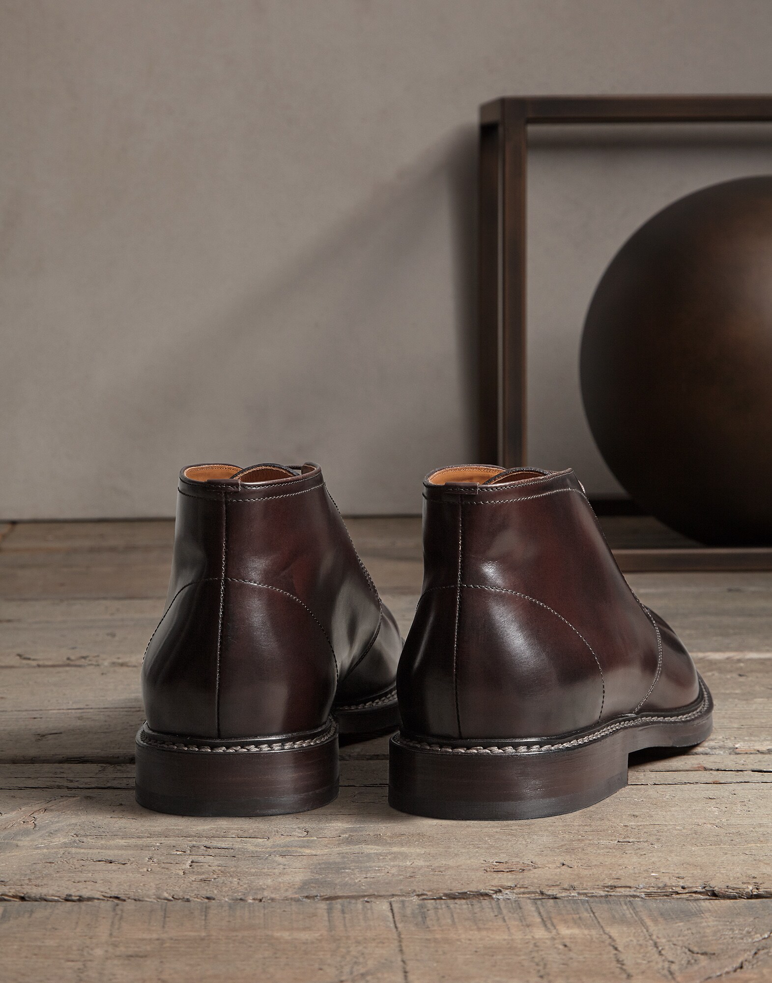 Boots Chestnut Man 2 - Brunello Cucinelli