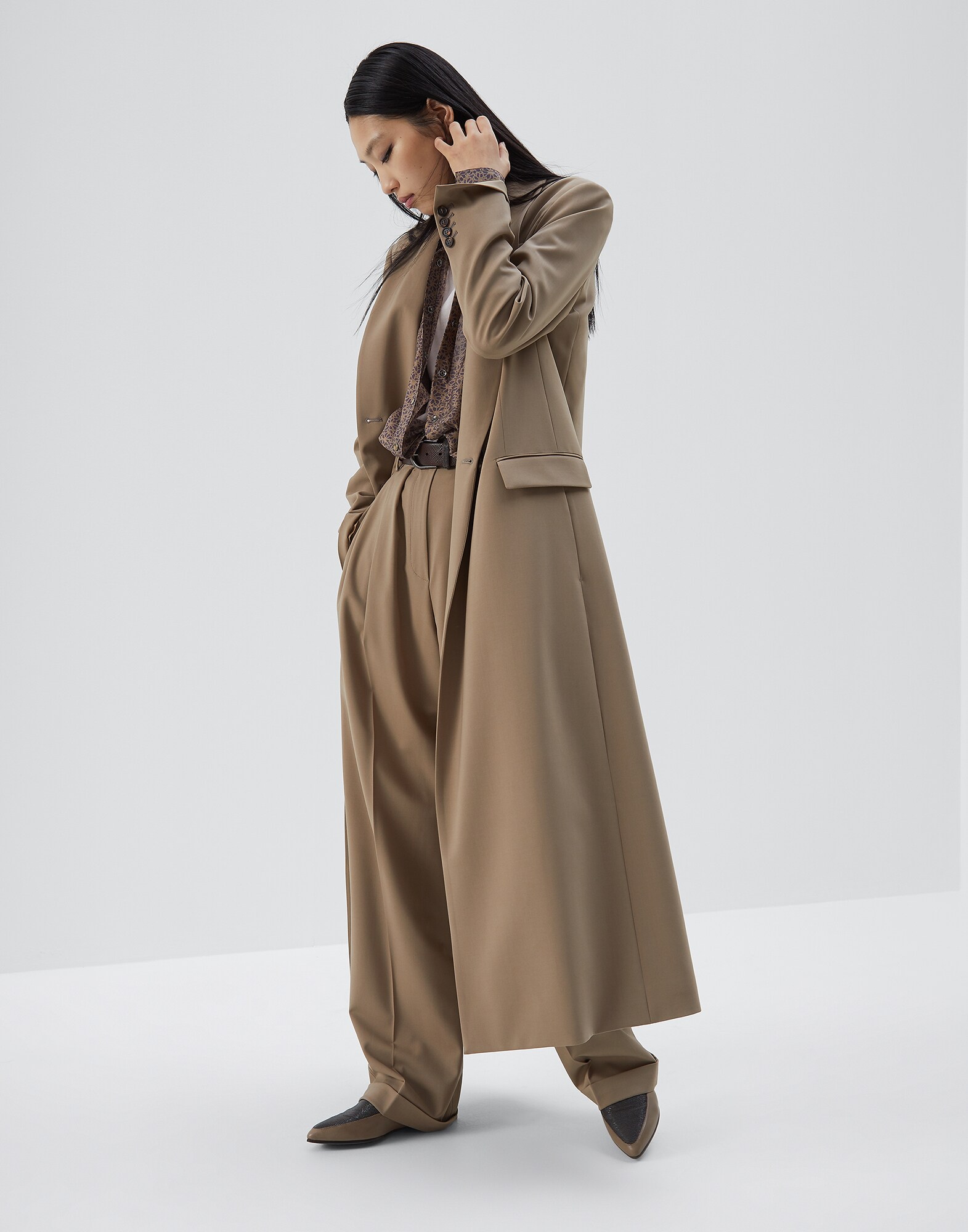 Coat Brown Woman 0 - Brunello Cucinelli