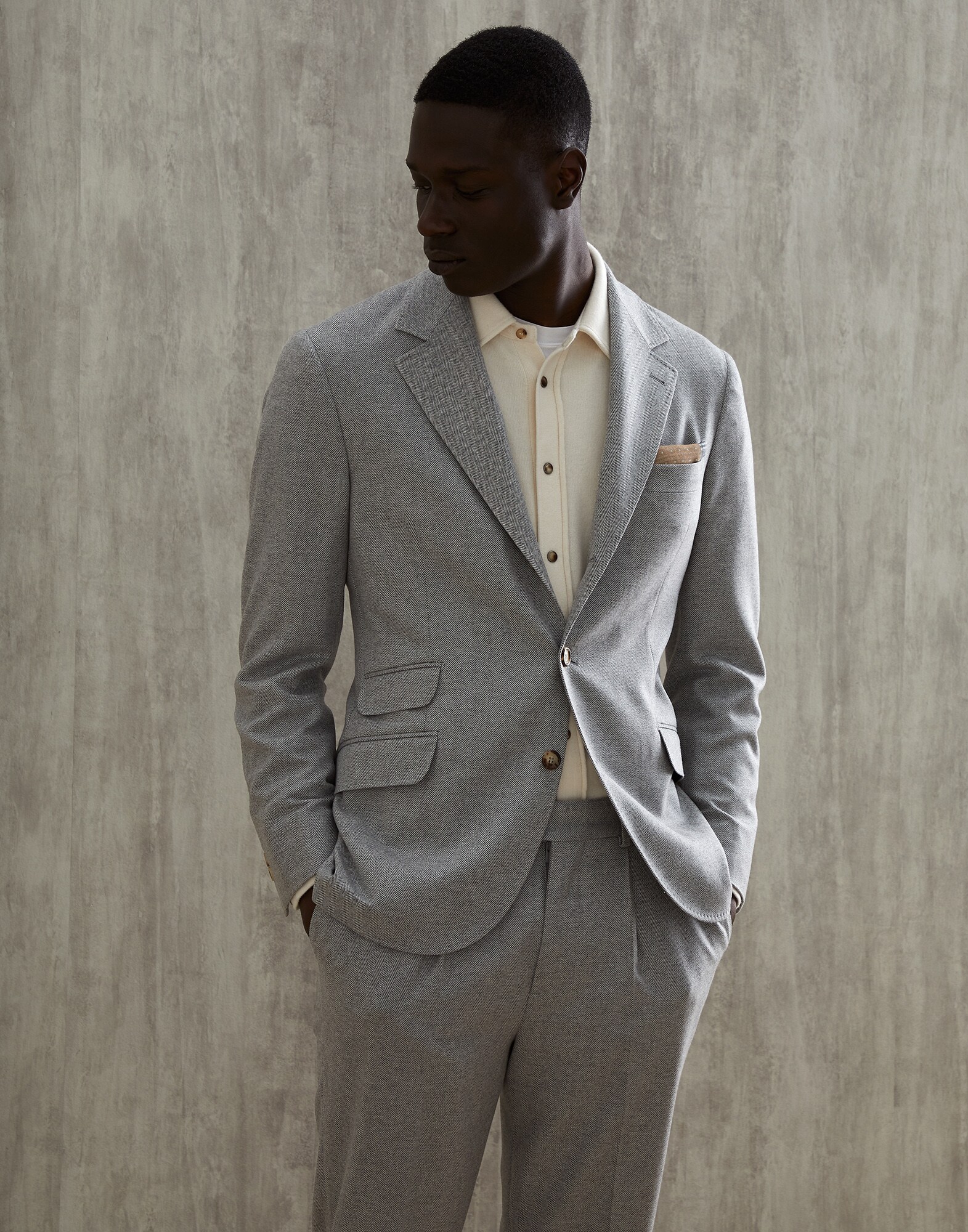 Single Breasted Blazer - Front view