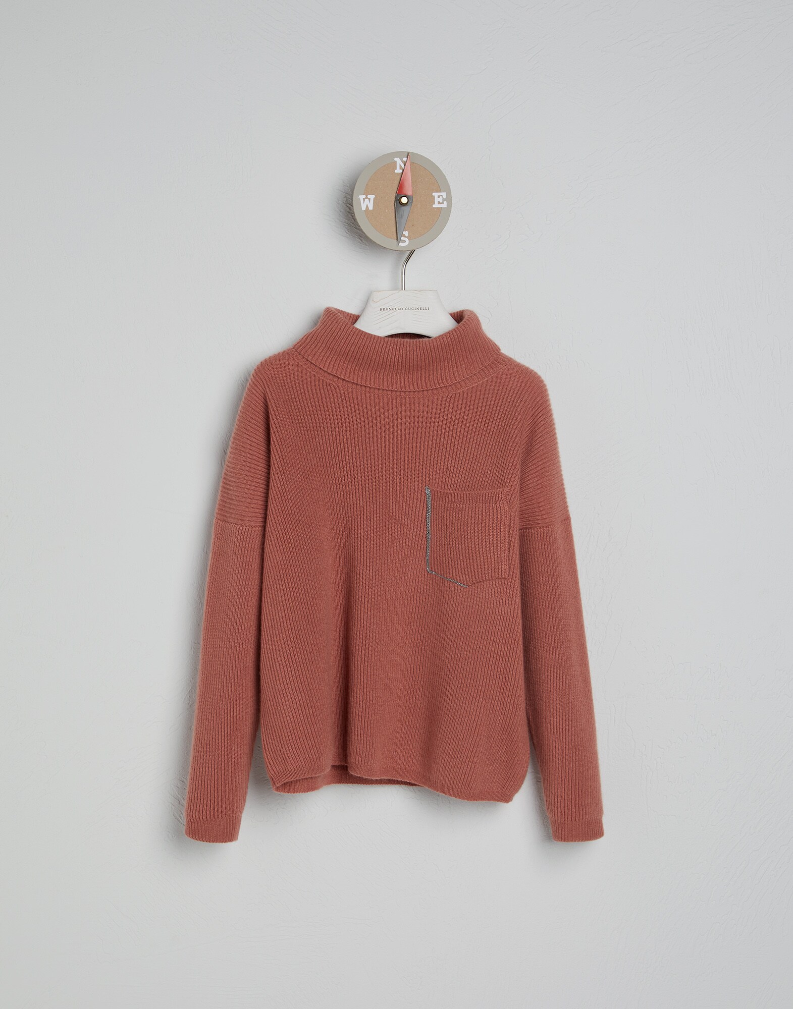 High Neck Sweater - Front view