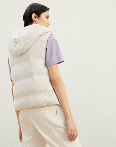 Knit Down Jacket - Back view