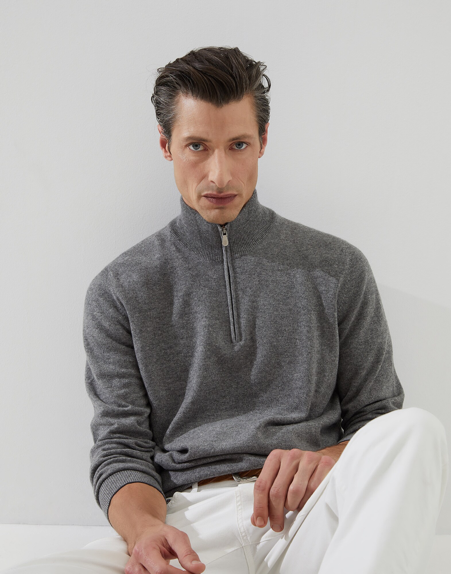 High Neck Sweater - Editorial view
