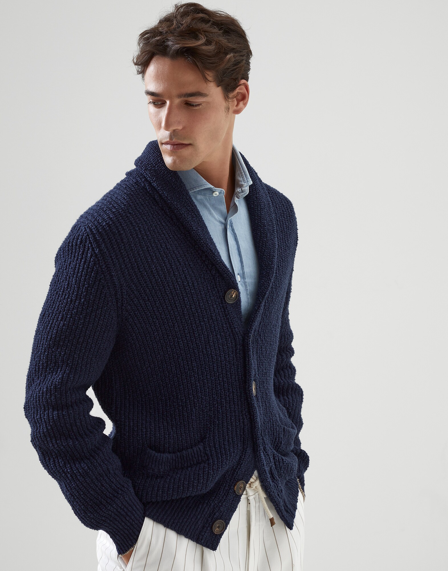 Button-front Cardigan - Front view