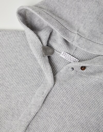 Hooded Cardigan - Detail view
