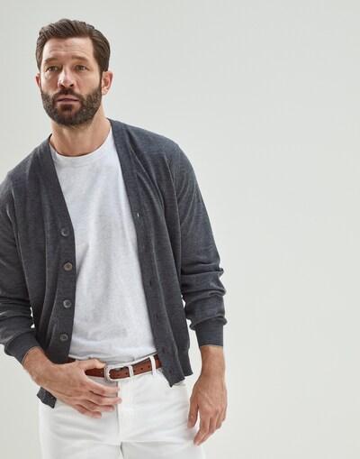 Button-front Cardigan - Editorial view