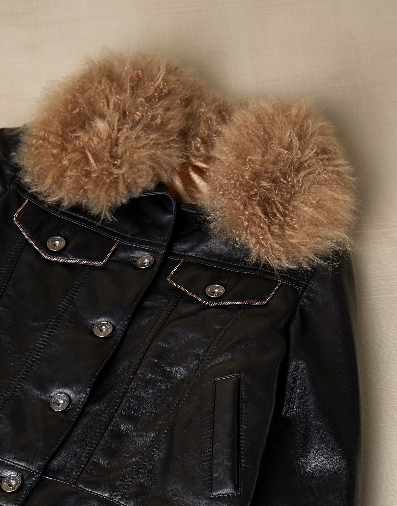 Leather Black Girl 0 - Brunello Cucinelli