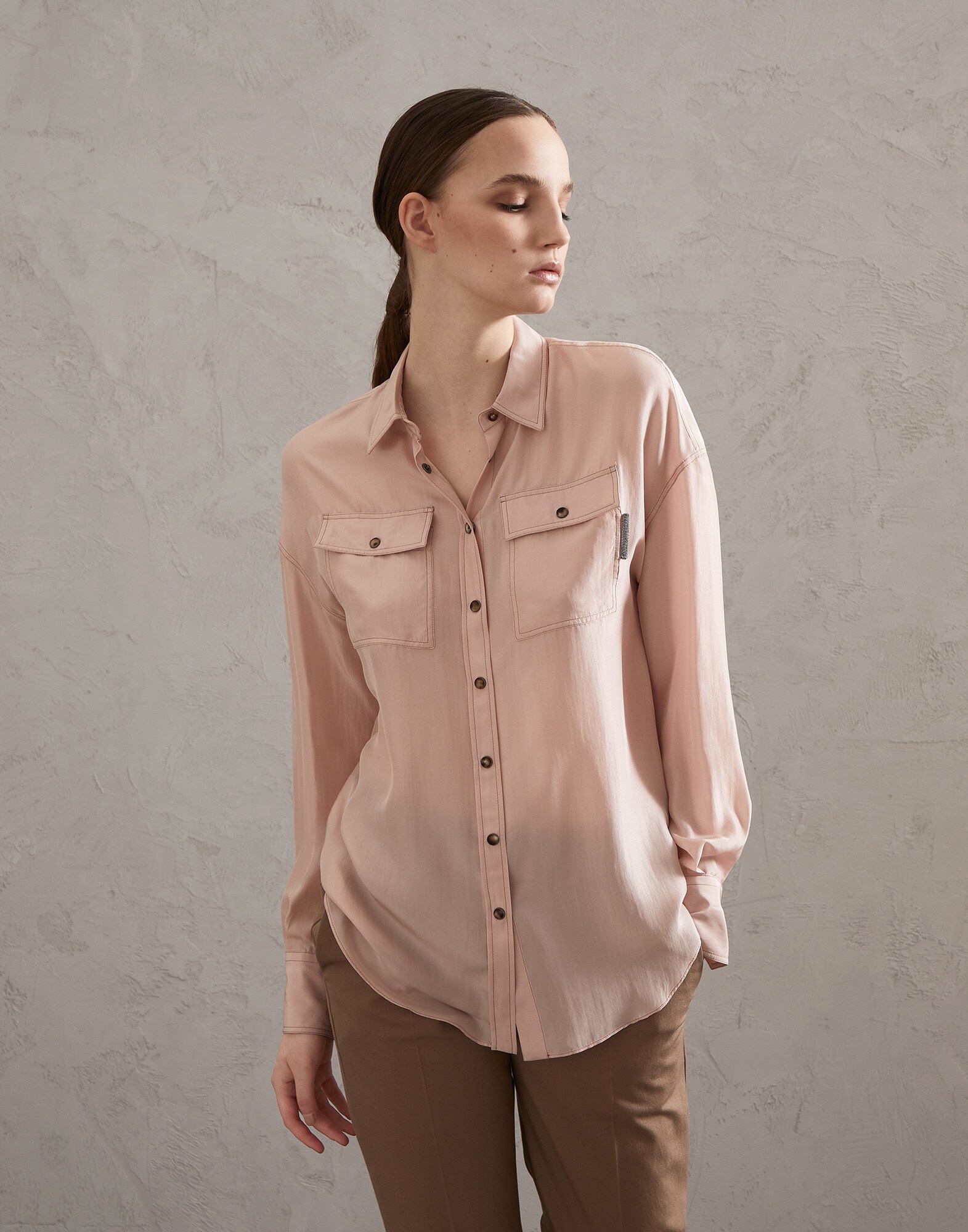 Silk Shirt - Front view