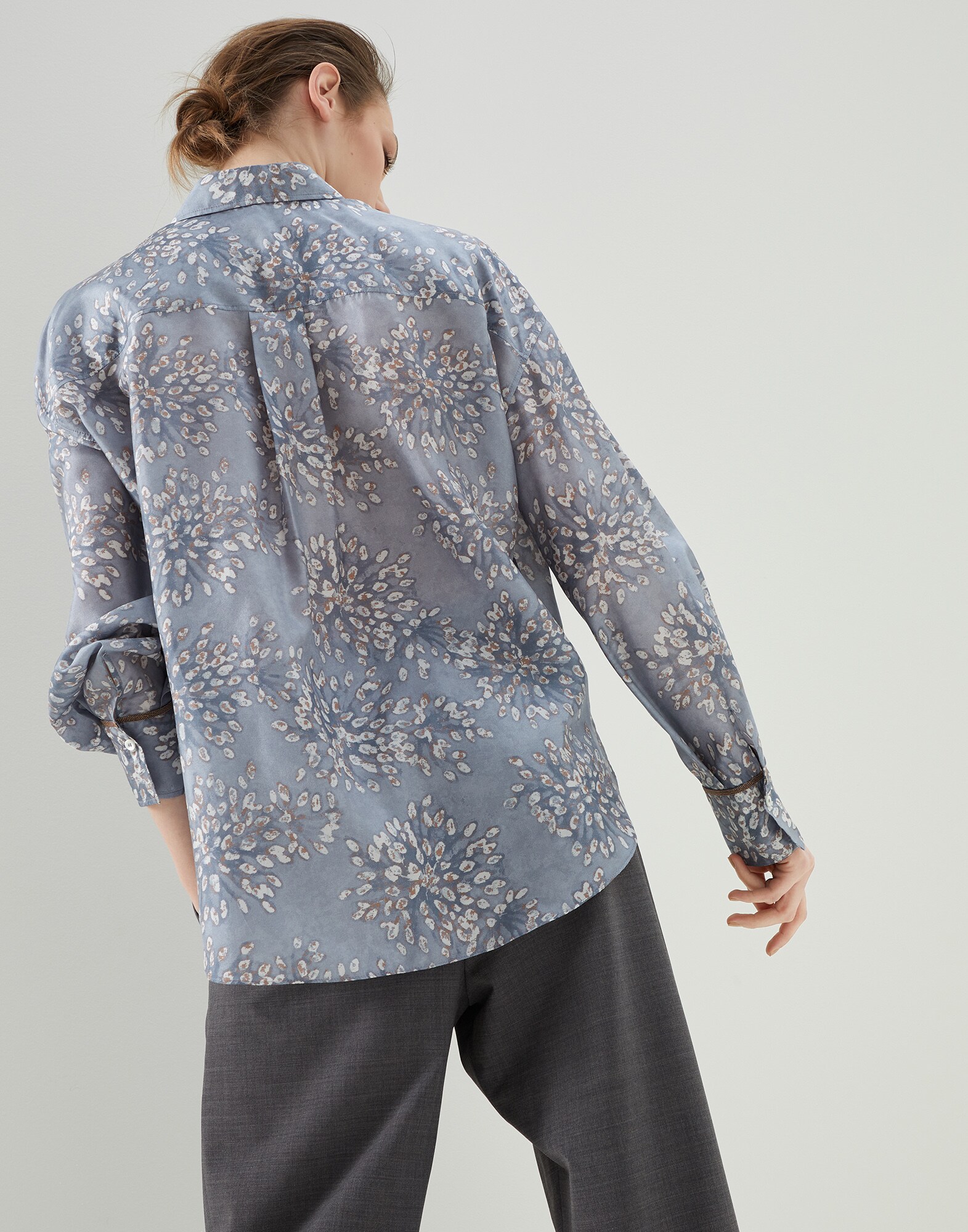 Silk Shirt - Back view