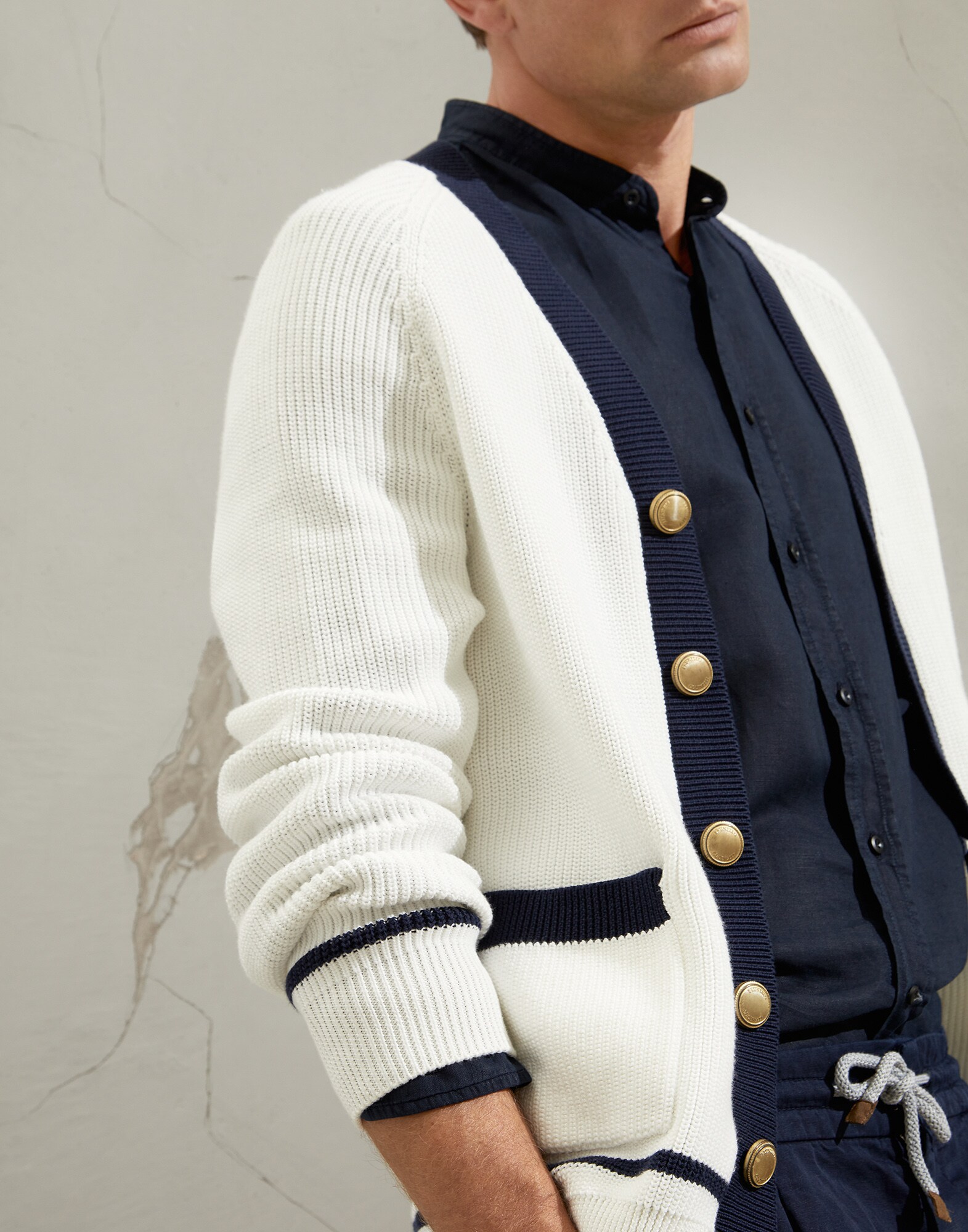 Button-front Cardigan - Detail view