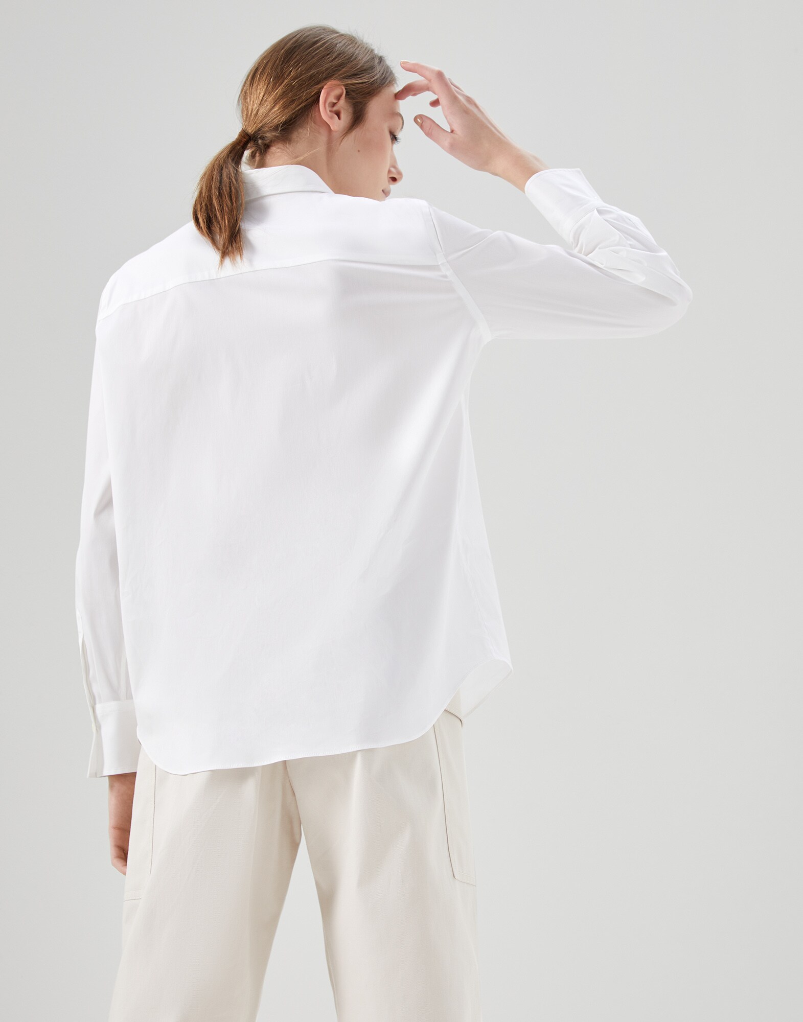 Cotton Shirt - Back view
