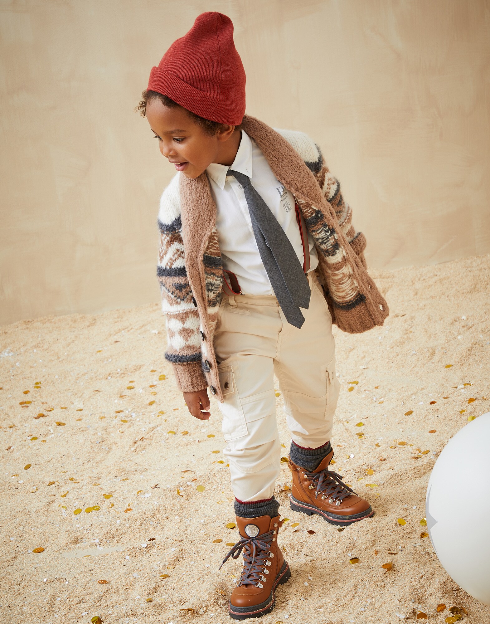 Evening Wear Accessories Medium Grey Boy 2 - Brunello Cucinelli