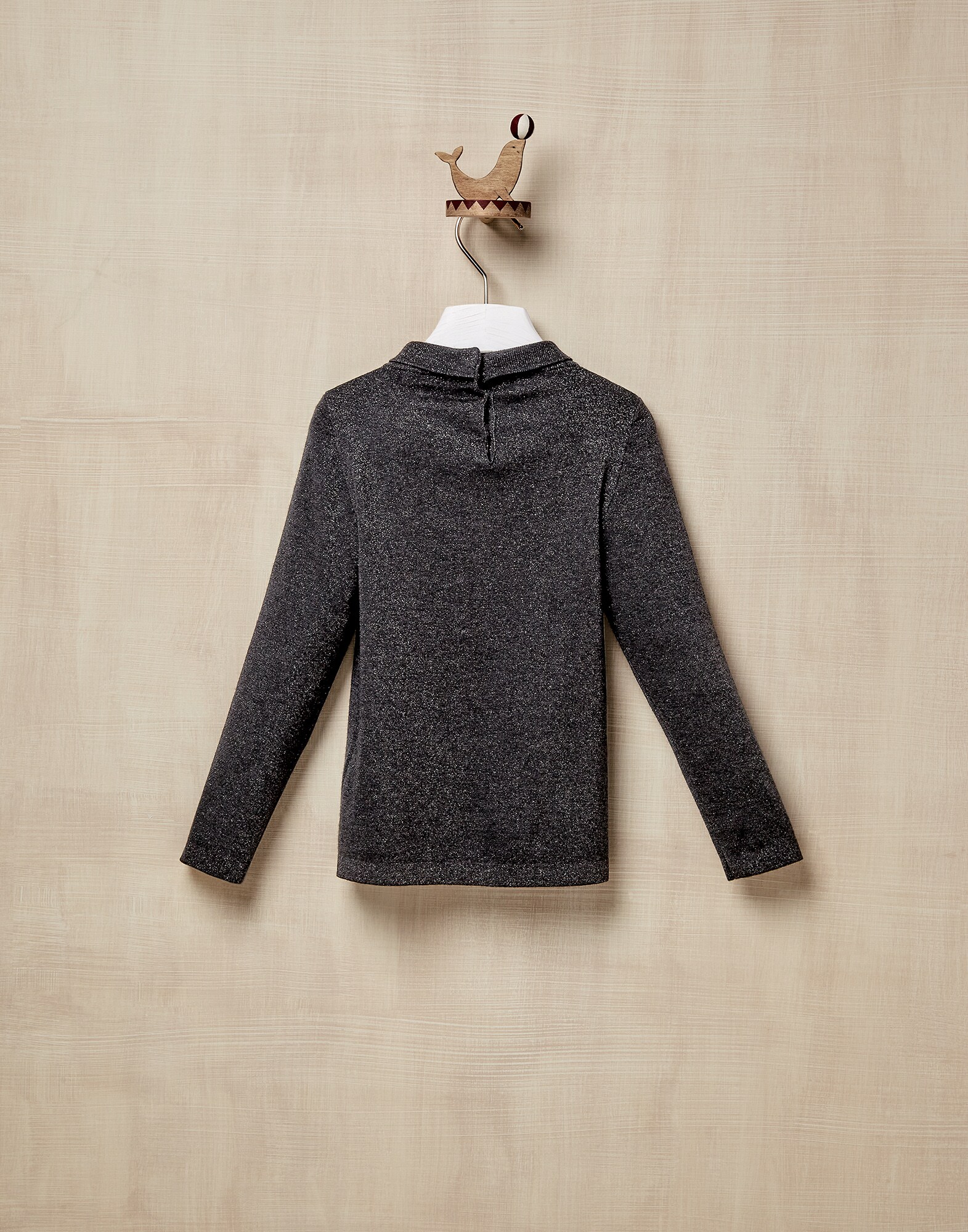 High Neck Sweater - Back view