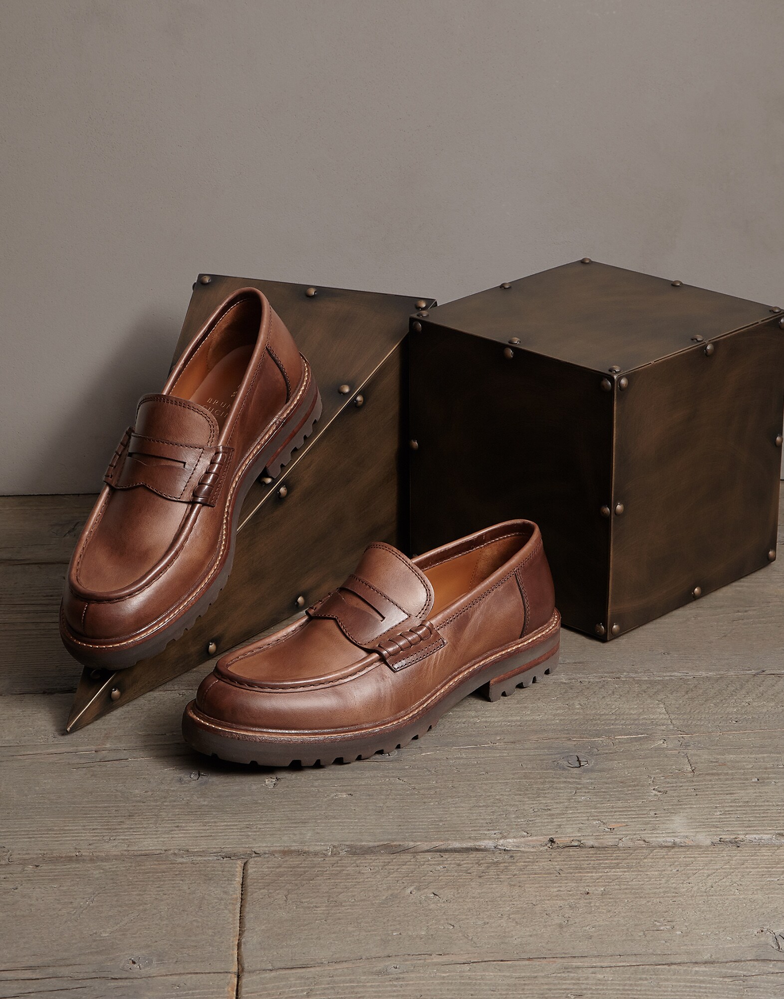 Moccasins Bark Man 0 - Brunello Cucinelli