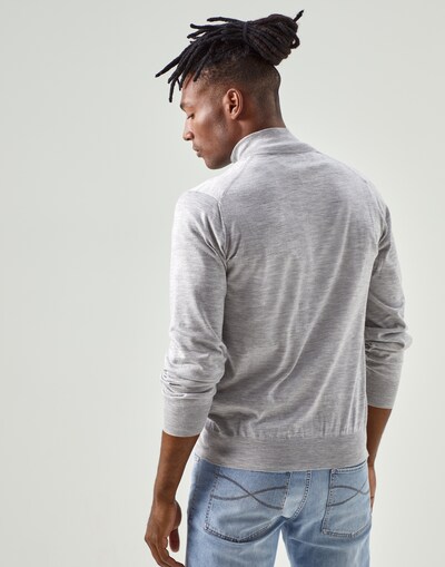 Zip-front Cardigan - Back view