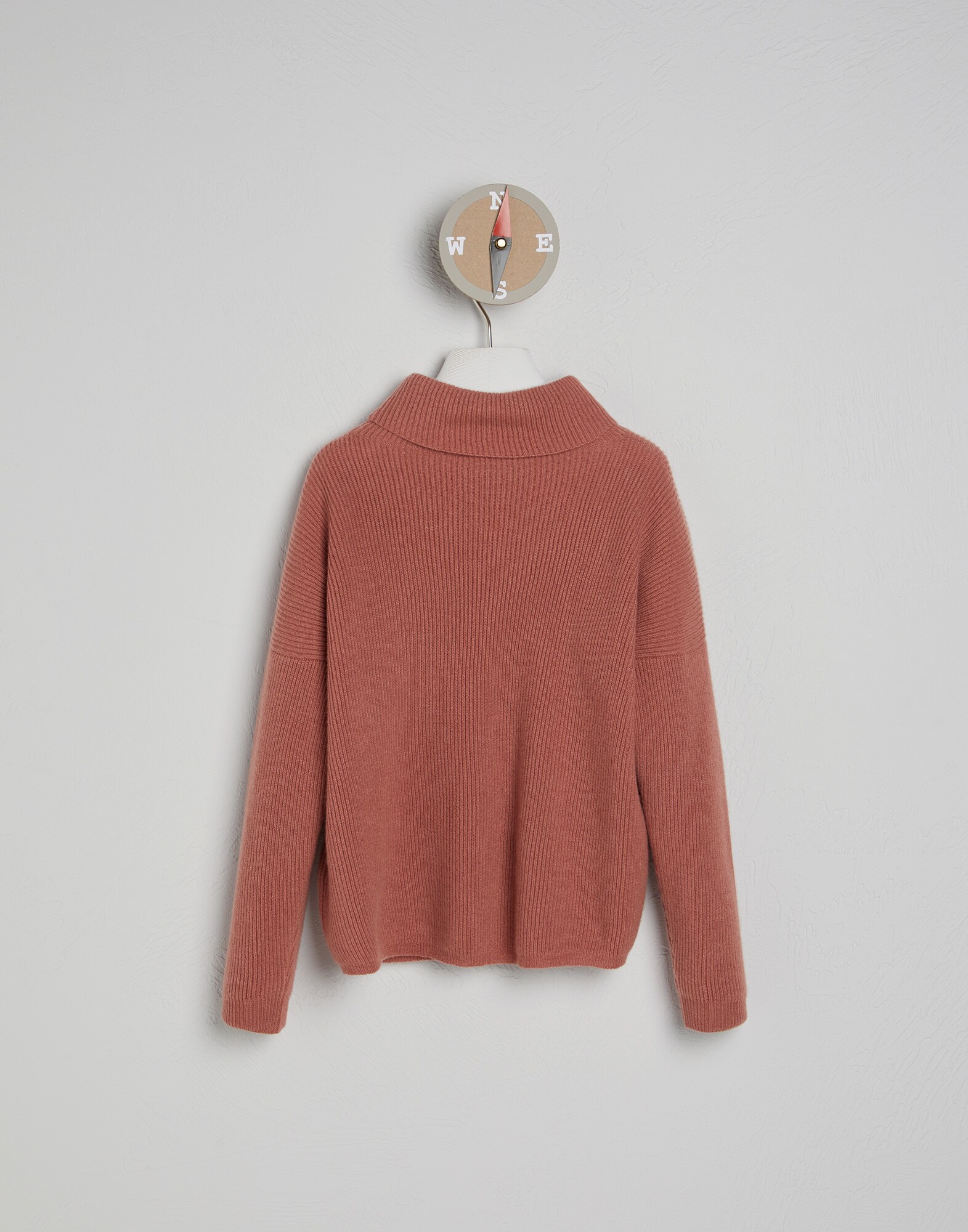 High Neck Sweater - Back view