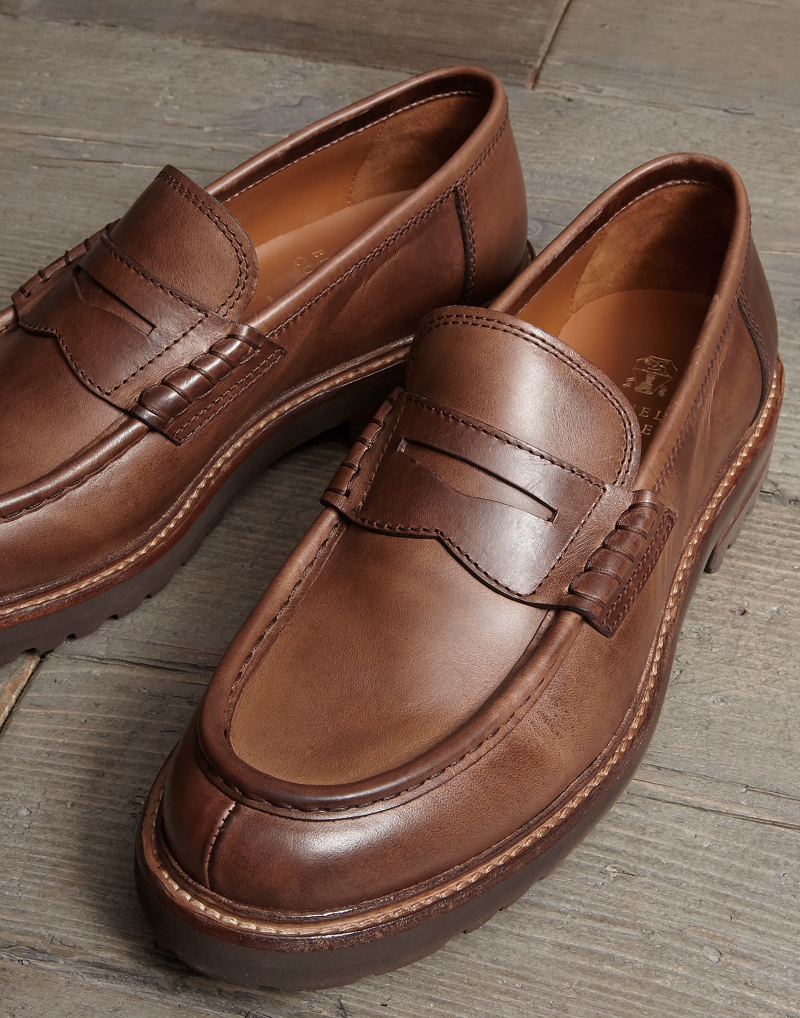 Moccasins Bark Man 2 - Brunello Cucinelli