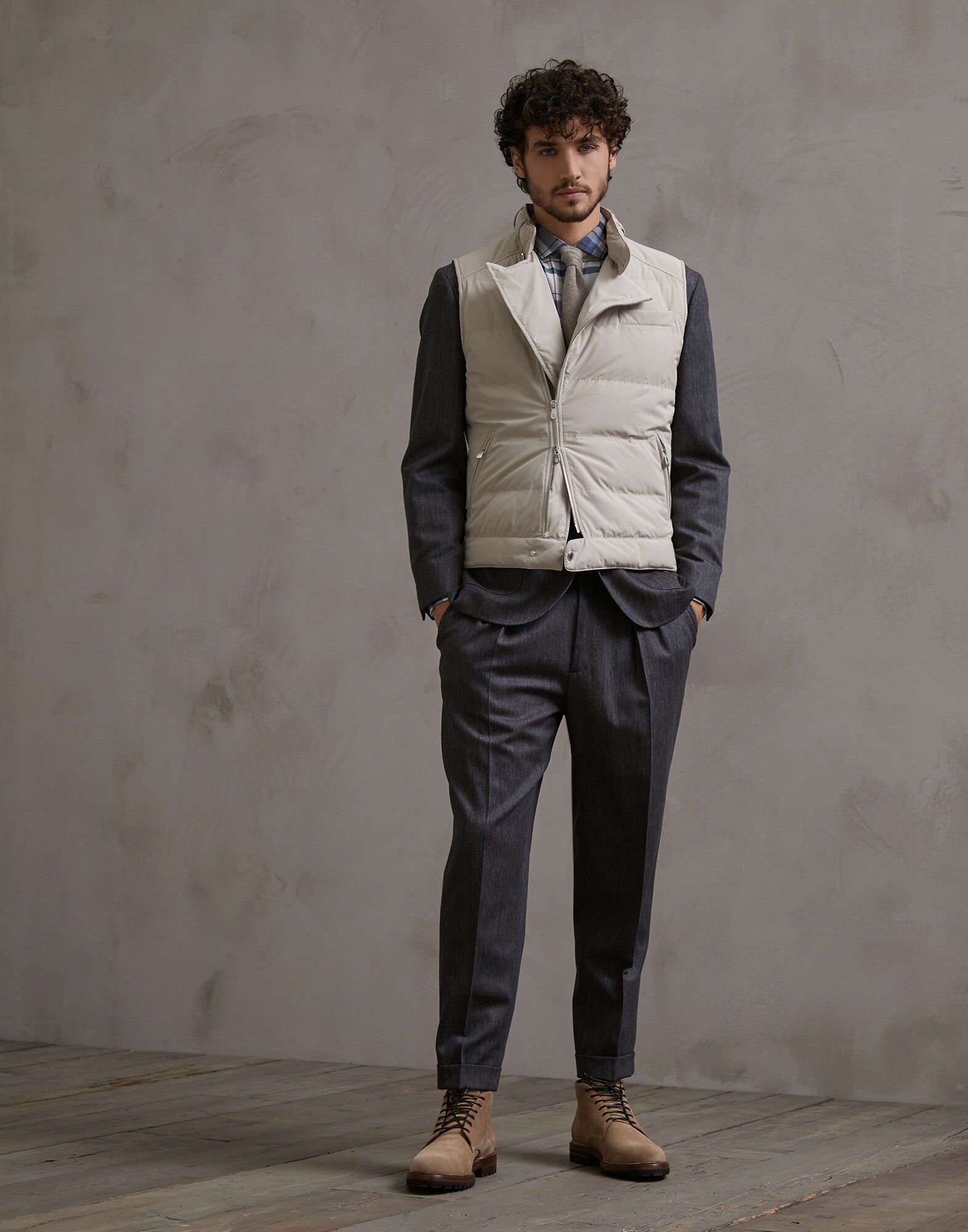 French Collar Shirt - Full look