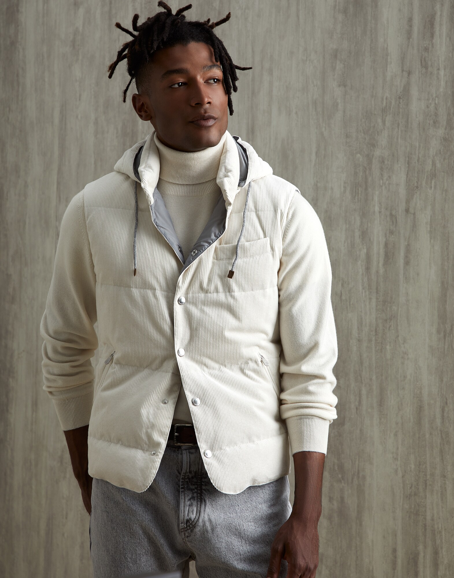 Down Vest - Front view