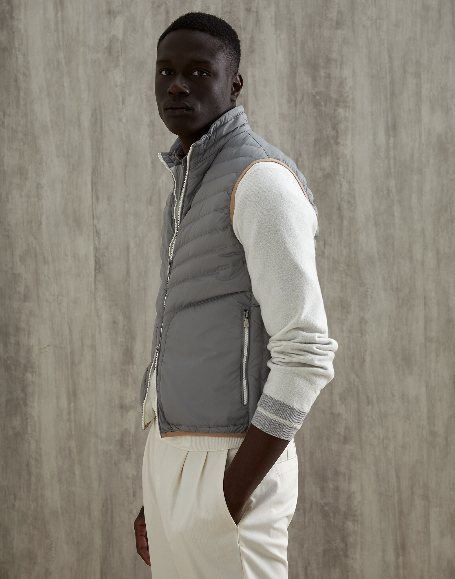 Down Vest - Front view