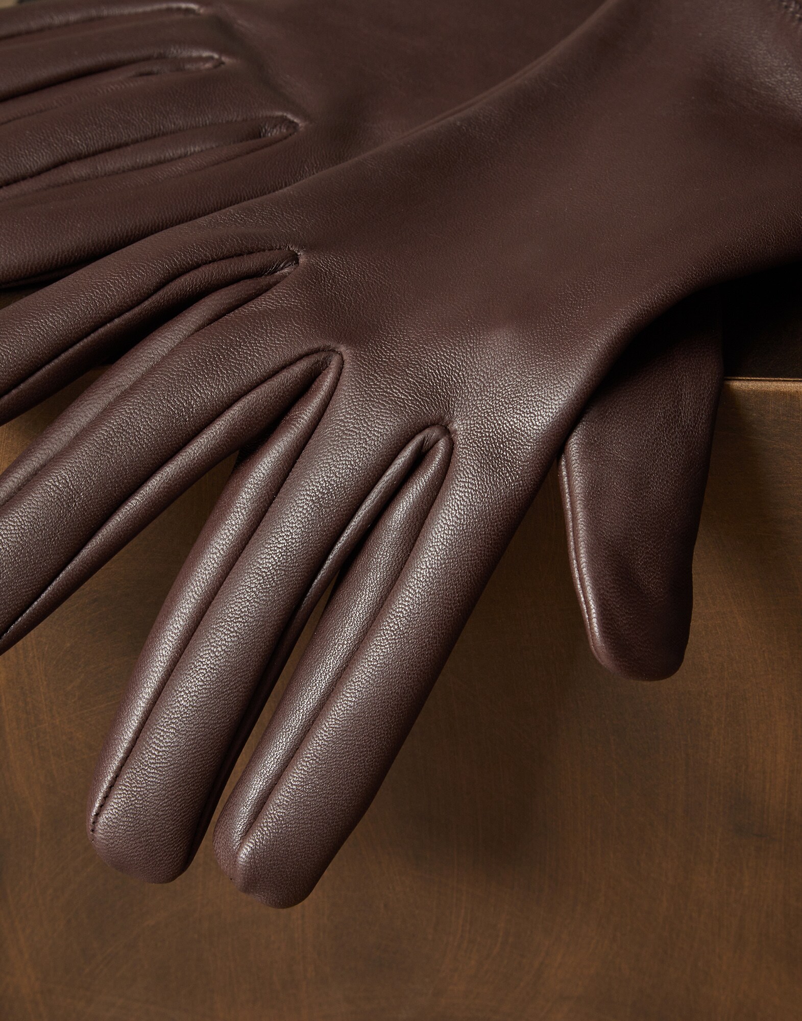 Gloves Rust Brown Woman 1 - Brunello Cucinelli