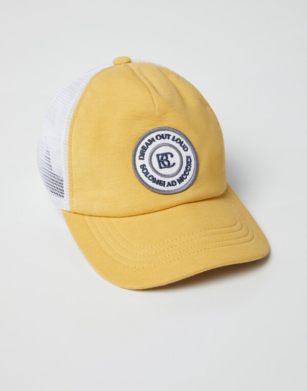 Baseball cap with logo Yellow Boy - Brunello Cucinelli