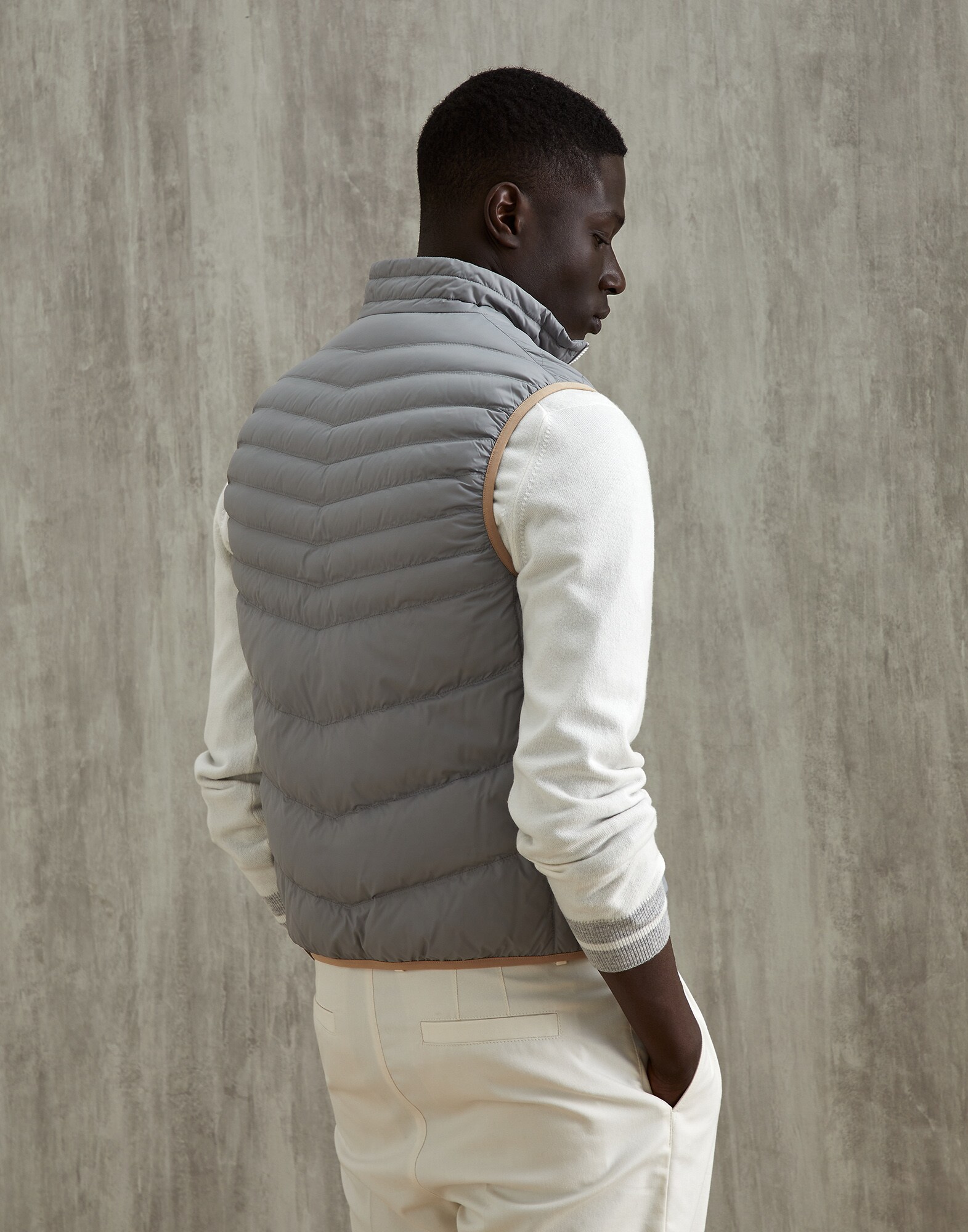 Down Vest - Back view