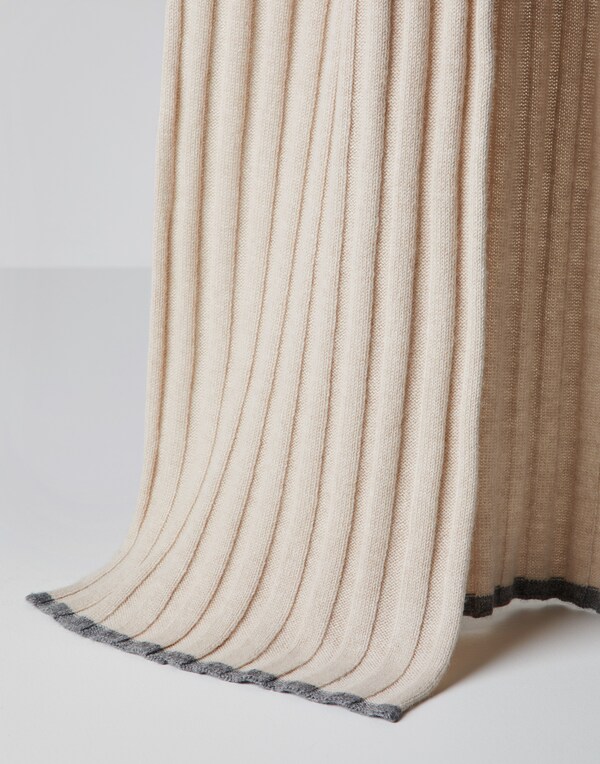 Cashmere scarf Sand Man - Brunello Cucinelli 