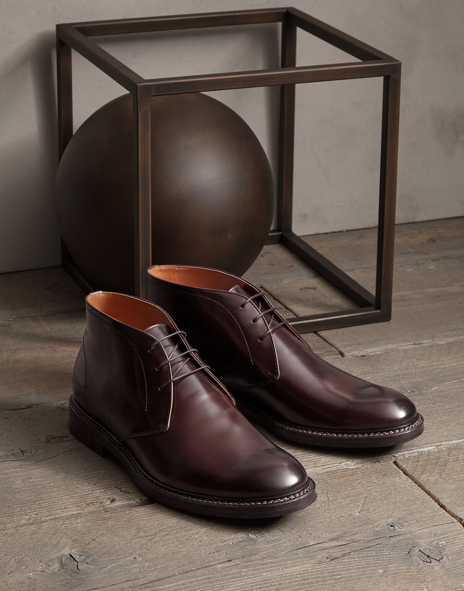 Boots Chestnut Man 0 - Brunello Cucinelli