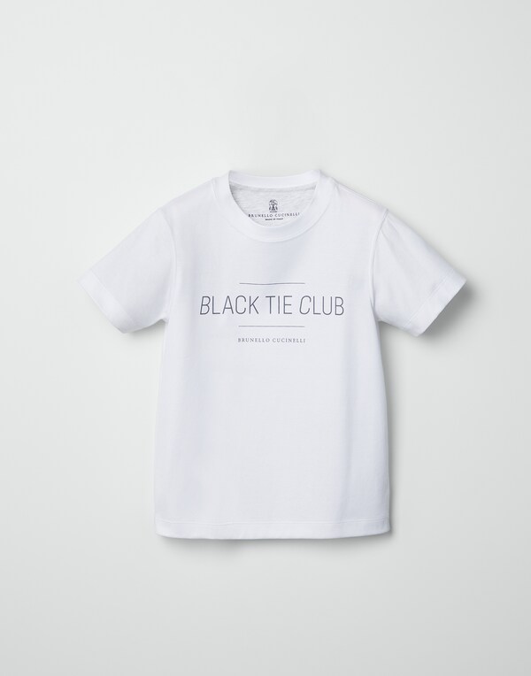 T-shirt with print White Boy - Brunello Cucinelli 