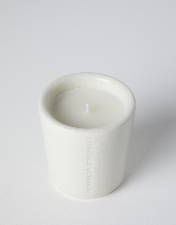 Candle in craquelée vessel White Lifestyle - Brunello Cucinelli 
