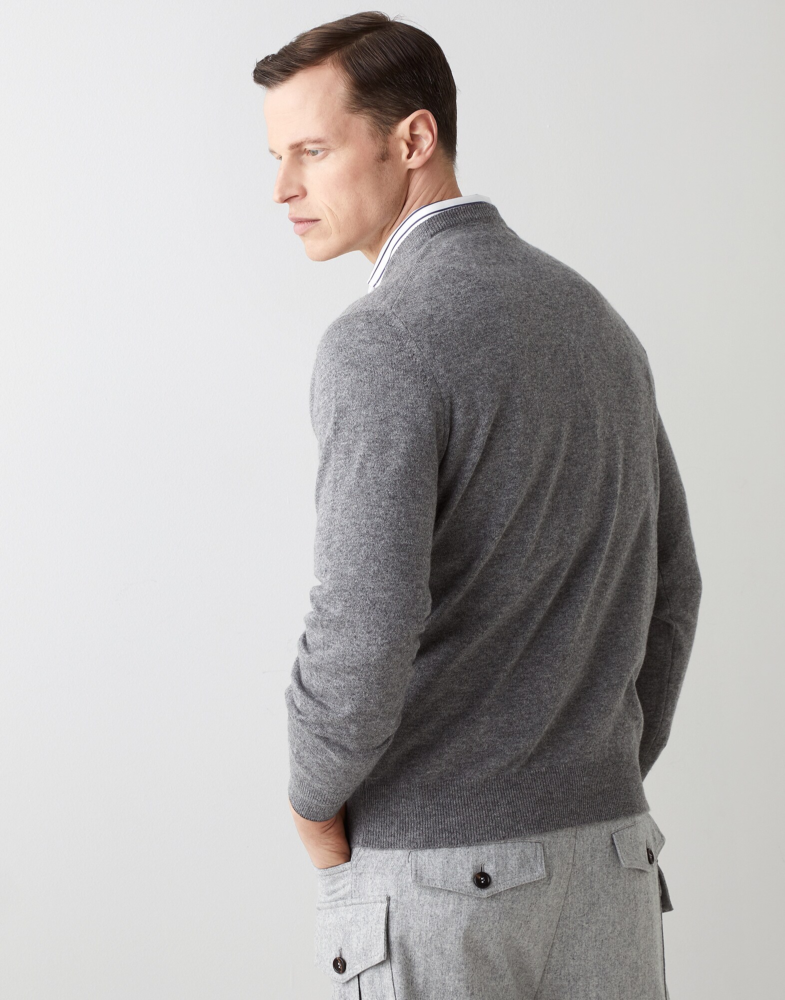 V-neck - Back view