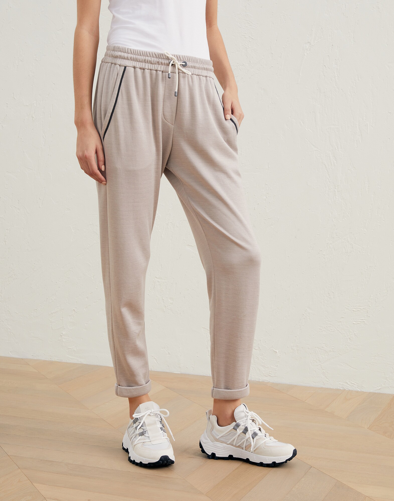 French terry trousers