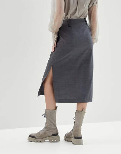 Midi Skirt - Back view