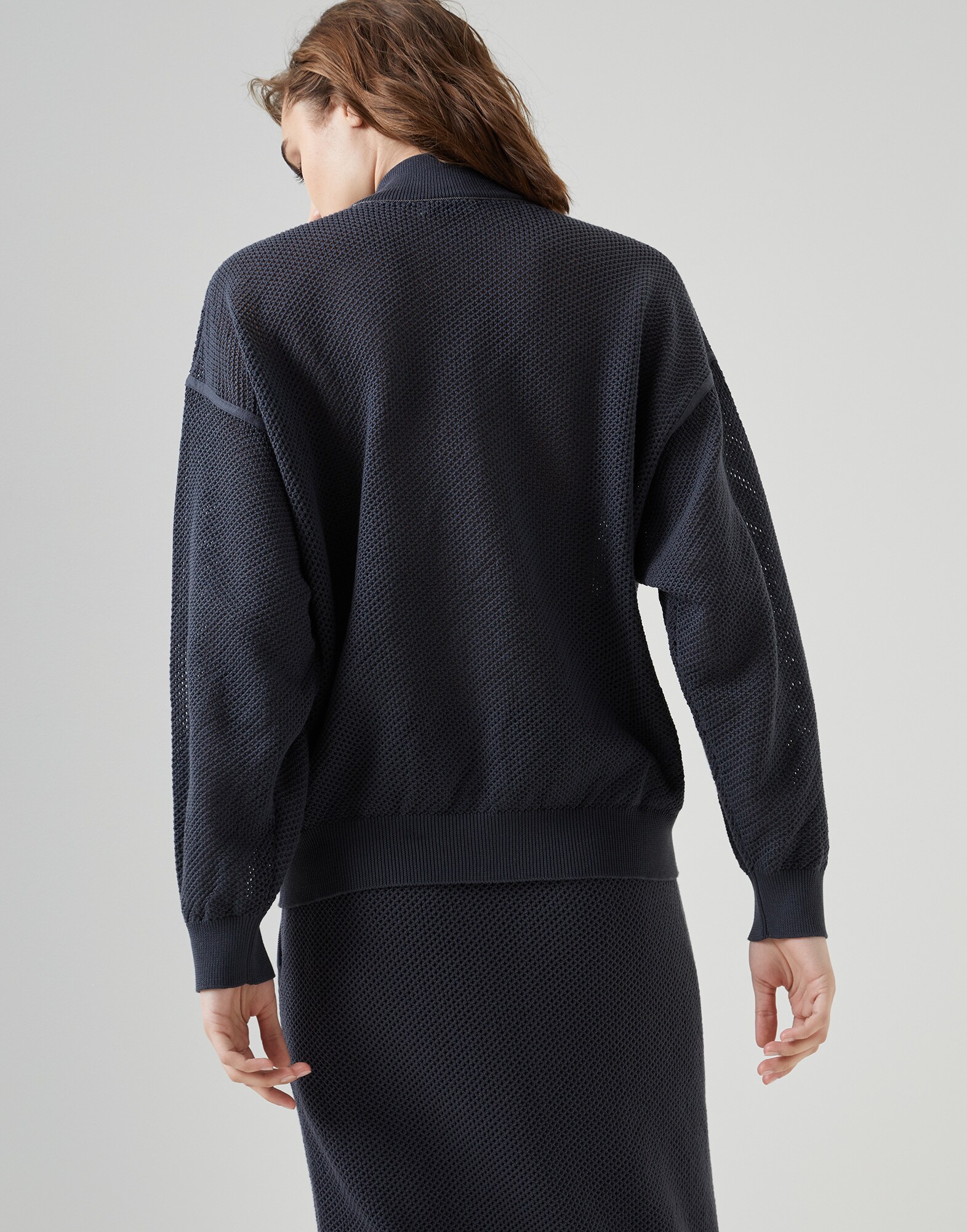 Outerwear-style Cardigan - Back view