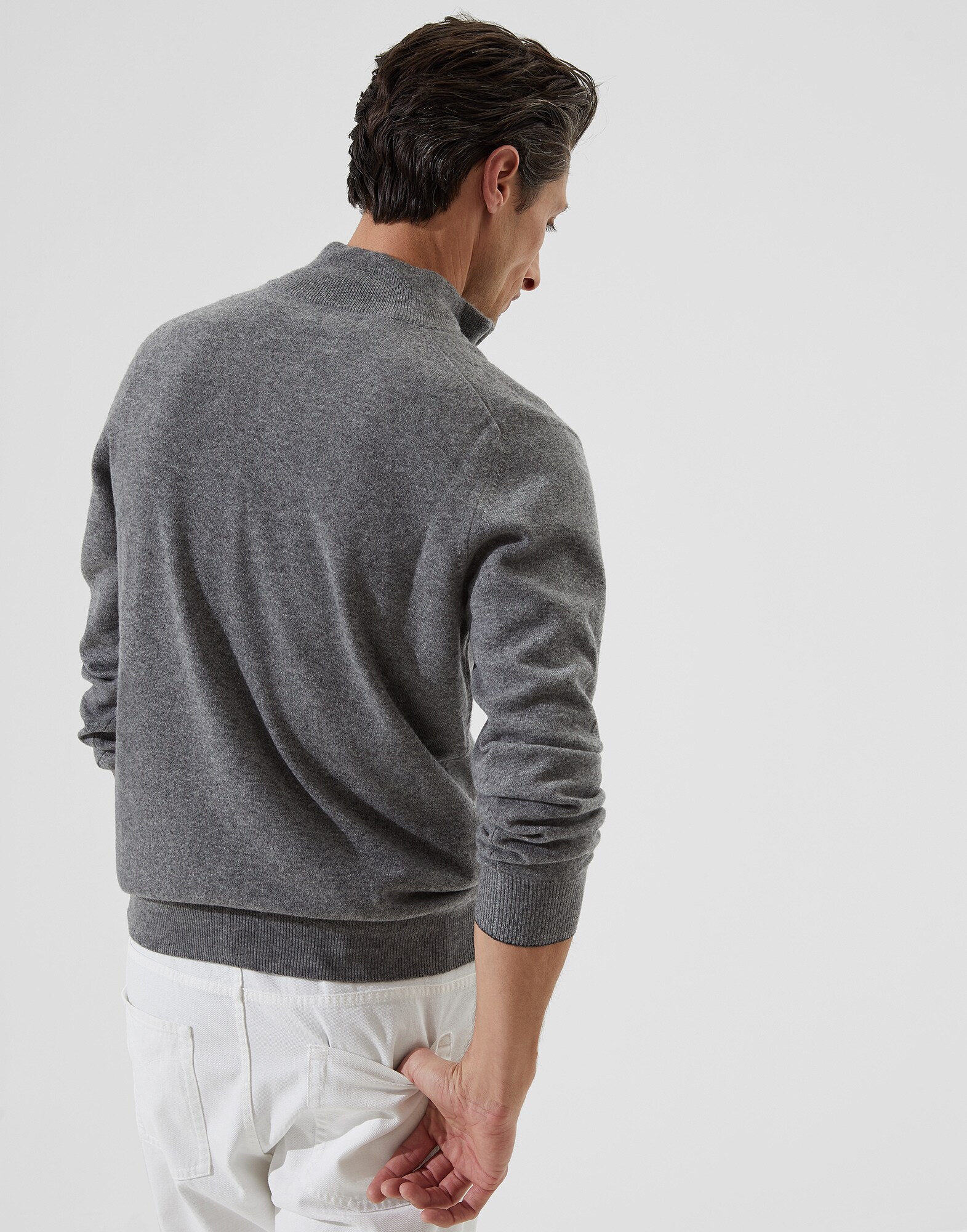 High Neck Sweater - Back view