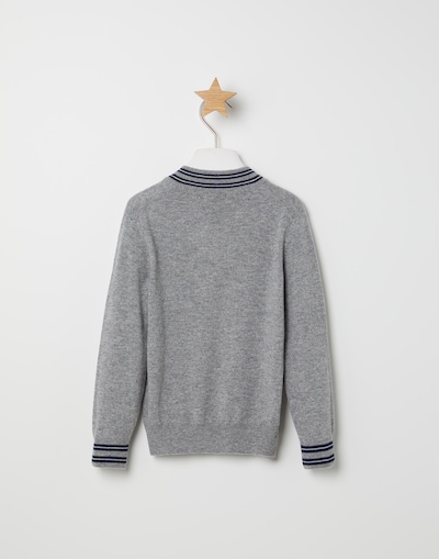 V-neck Sweater - Back view