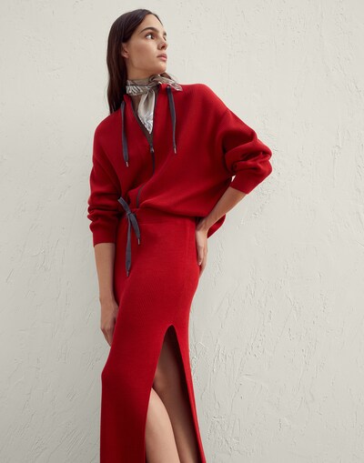 Hooded Sweater - Editorial view