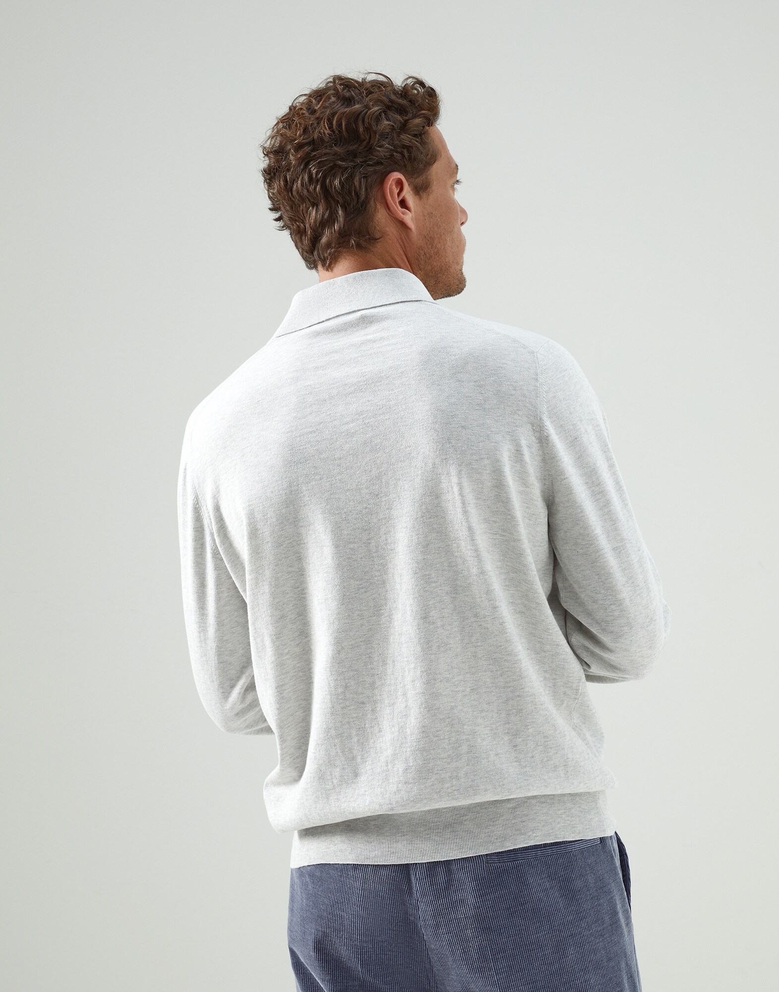 Polo-Style Sweater - Back view