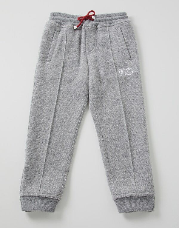 French terry trousers Grey Boy - Brunello Cucinelli 