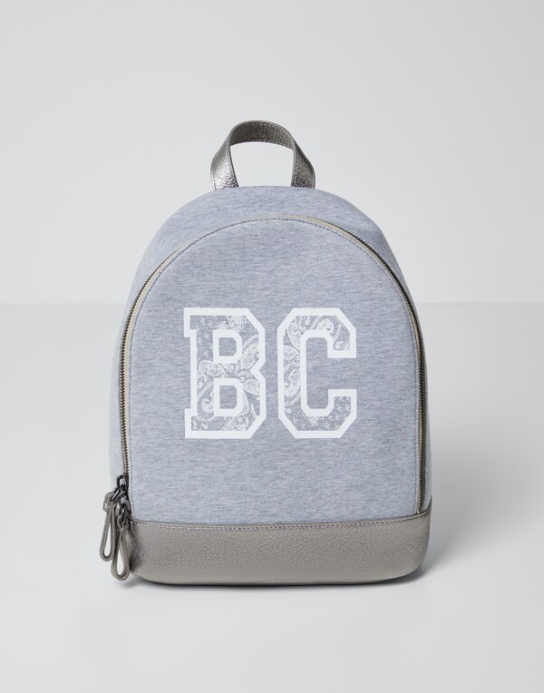 French terry backpack Grey Girl - Brunello Cucinelli