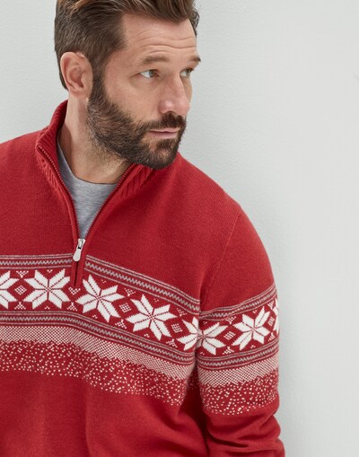 Zip Neck Sweater - Detail view