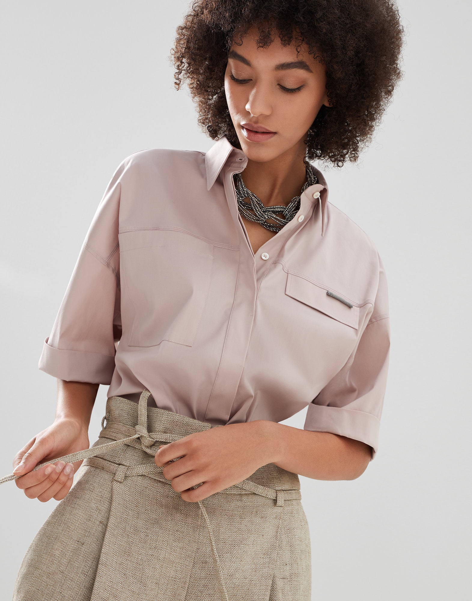 Cotton Shirt - Editorial view