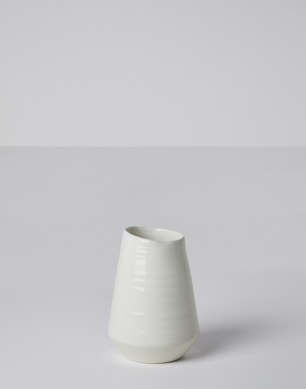 陶瓷花瓶 乳白 生活风格 - Brunello Cucinelli