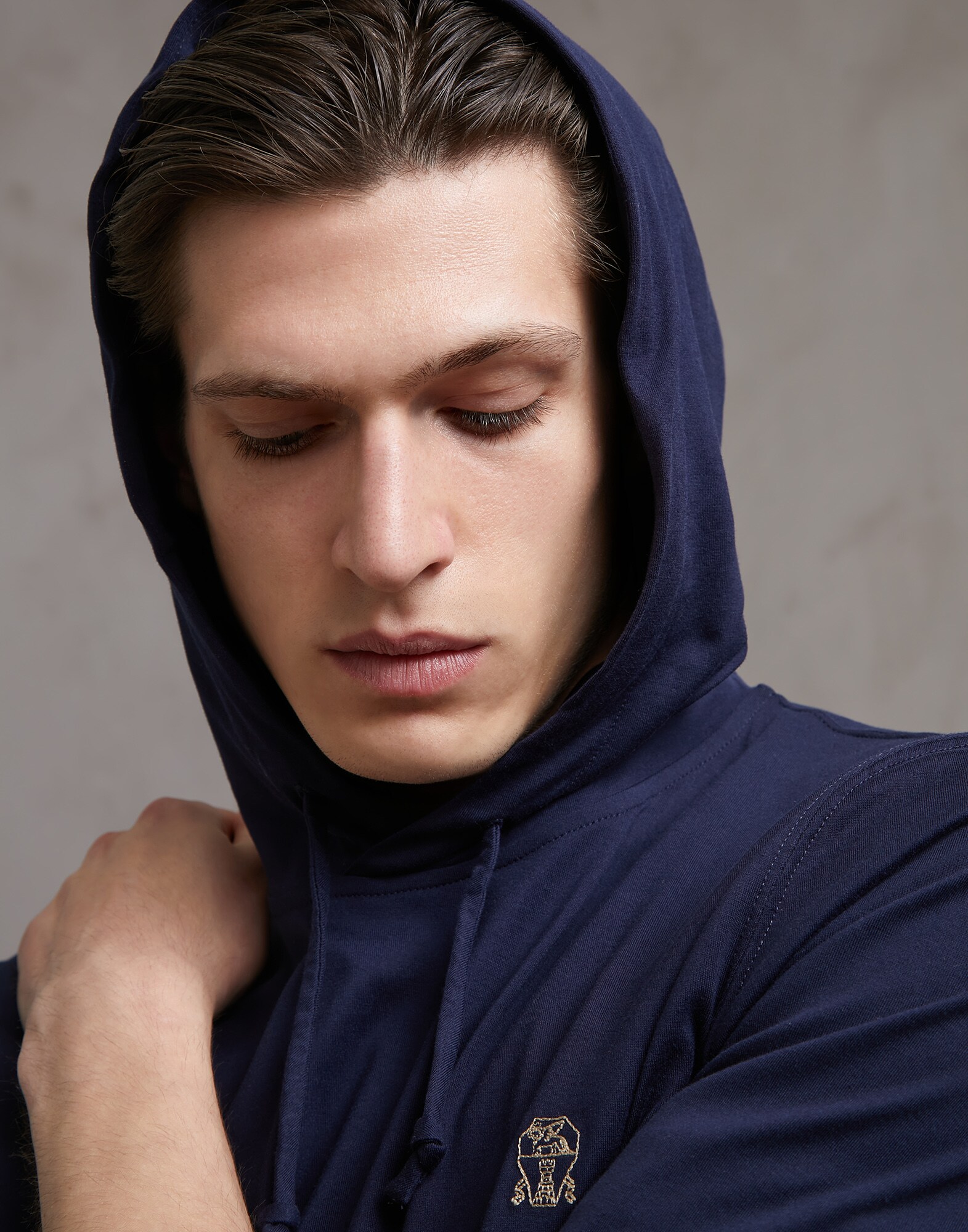 T-Shirt Cobalt Man 3 - Brunello Cucinelli