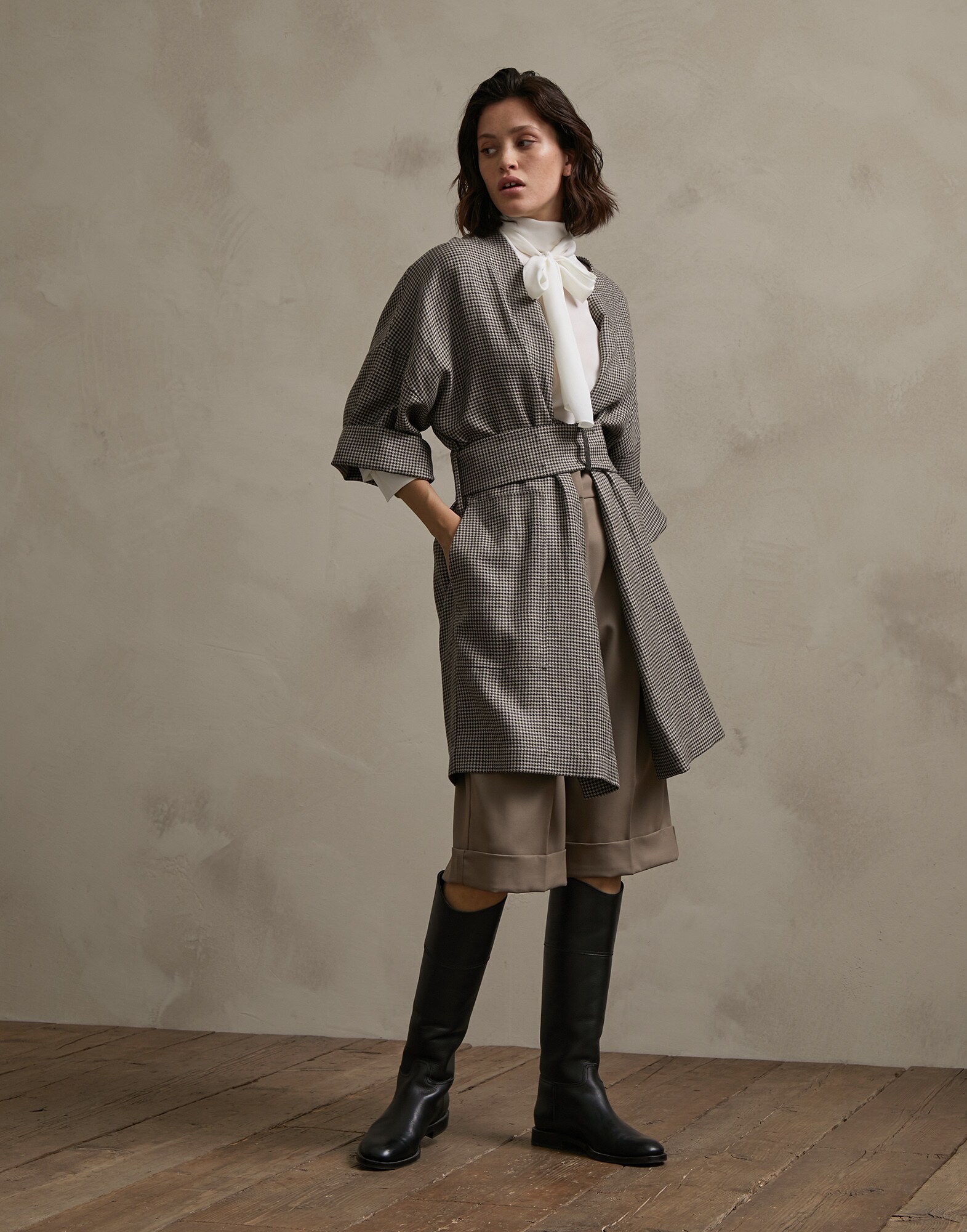 长袖T裇 白色 女款 3 - Brunello Cucinelli