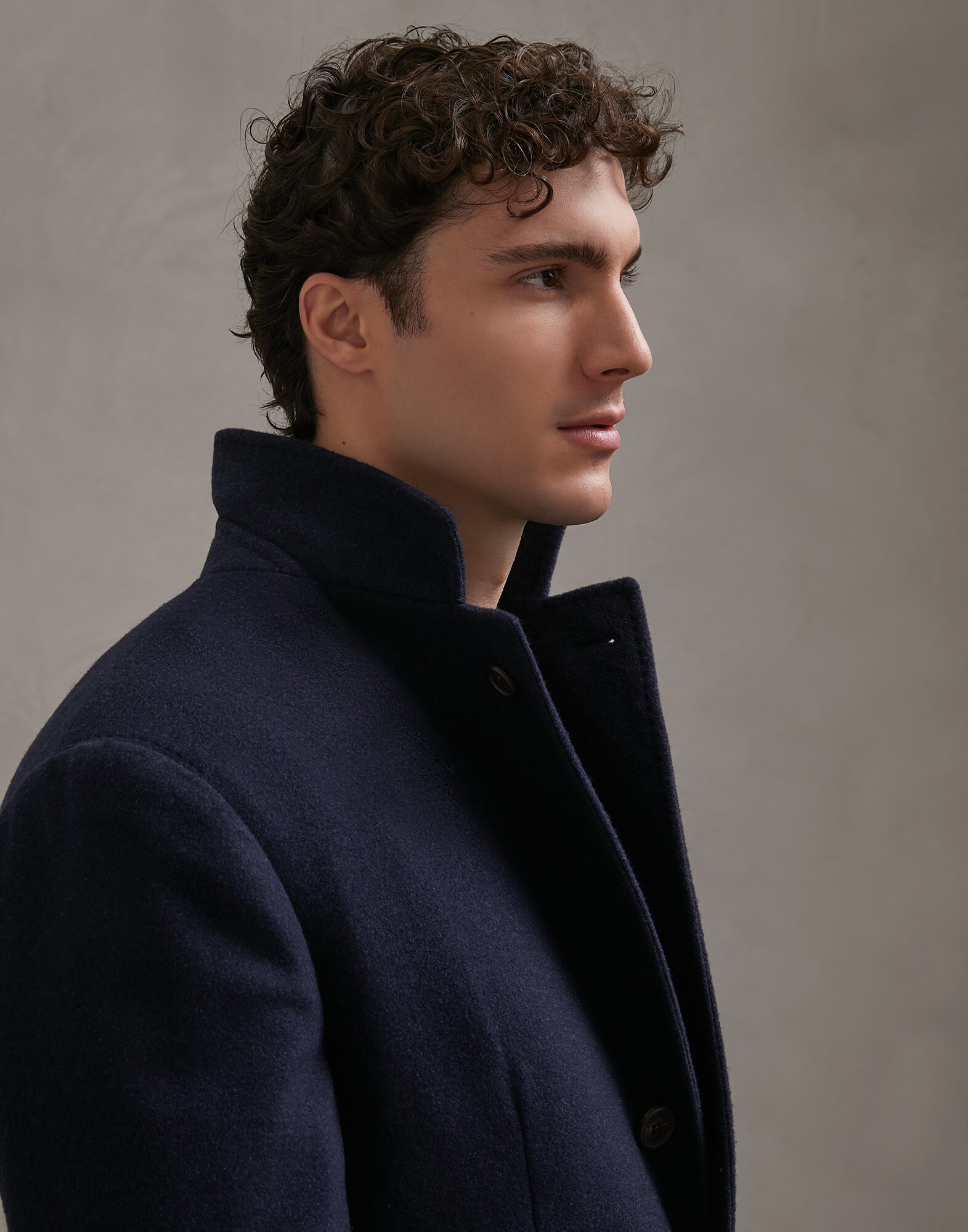 大衣 钴蓝 男款 3 - Brunello Cucinelli