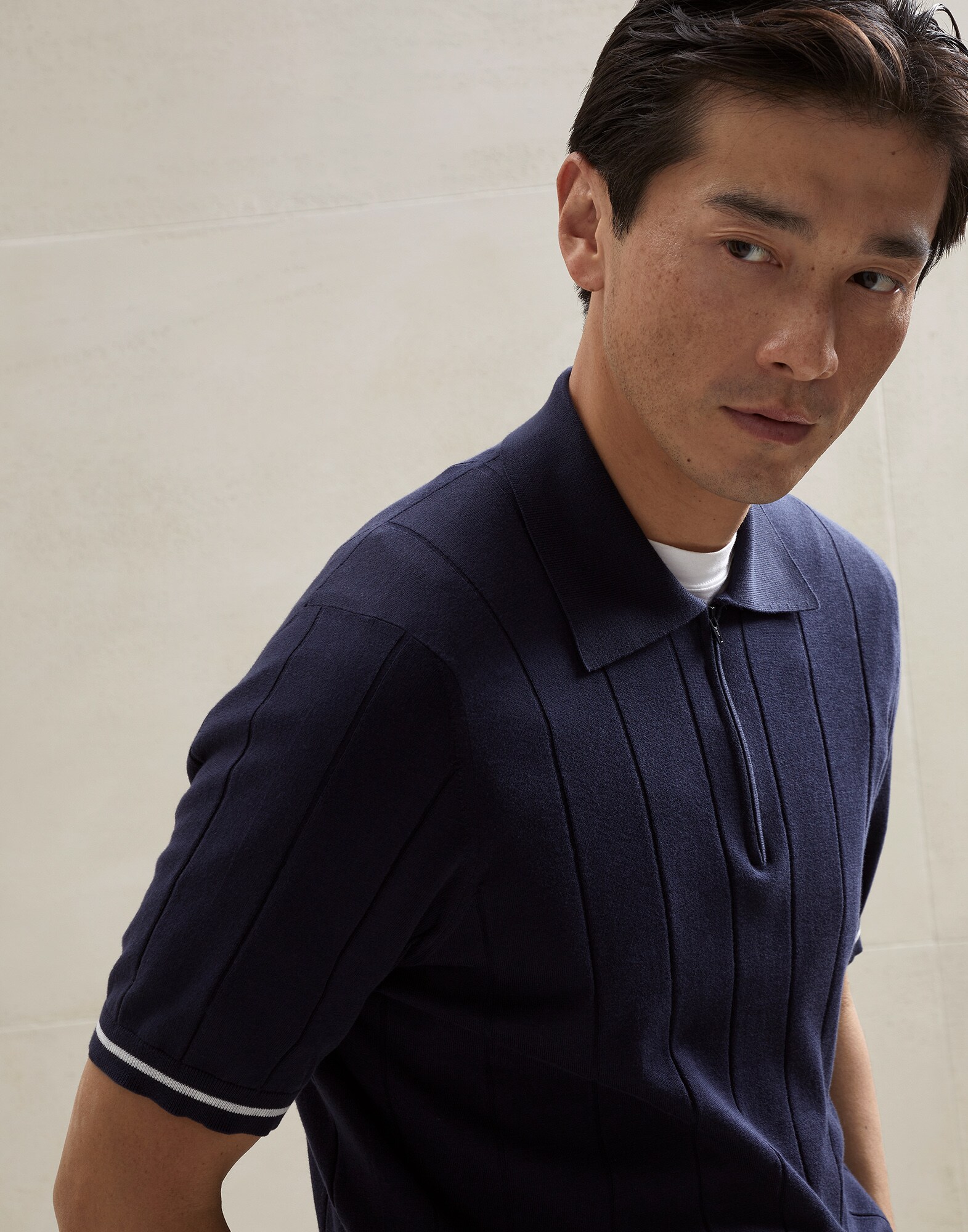 Polo-Style Sweater - Detail view