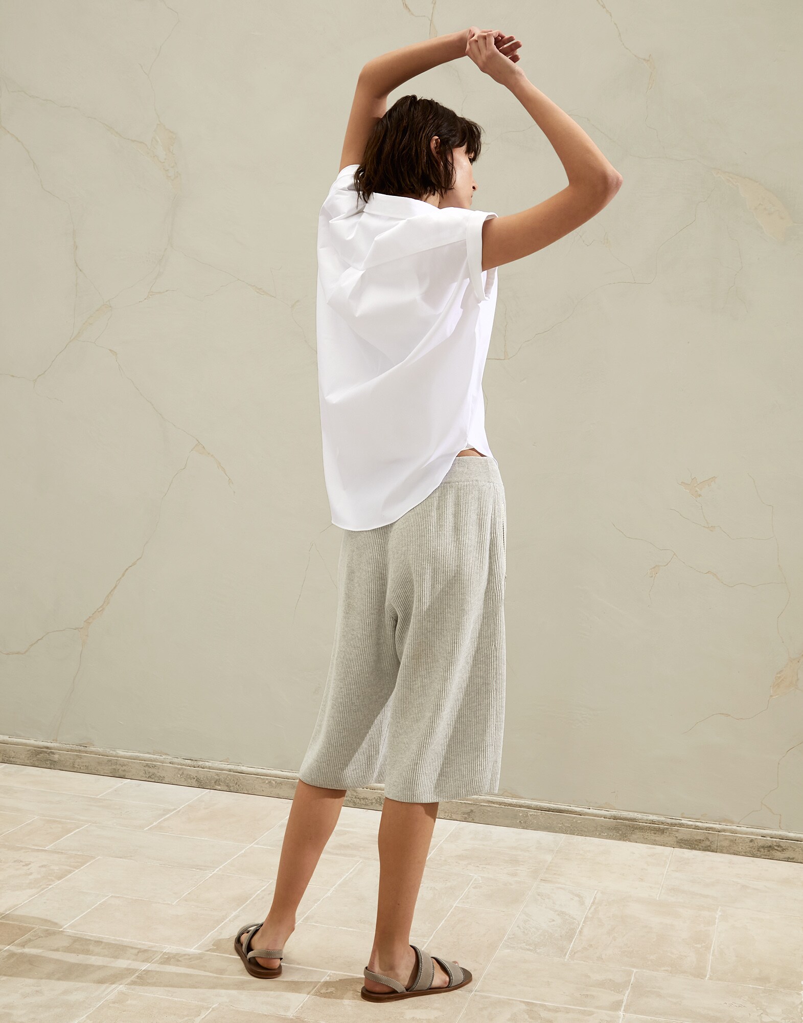 Cotton Shirt - Back view
